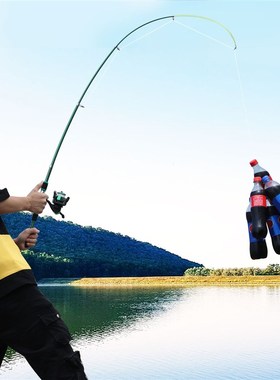 1.8M Fishing Rod Reel Set Joran Pancing EVA Handle Glass Fib