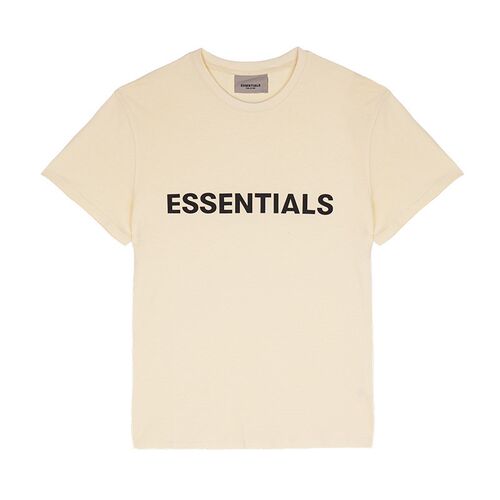 FOG ESSENTIALS第七季复线字母压胶棉V质短袖男女T恤