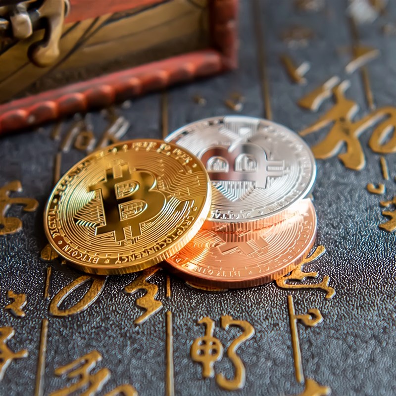 网红Bitcoin金币BTC外币比特B美元世界钱币美国纪念币硬币礼物送