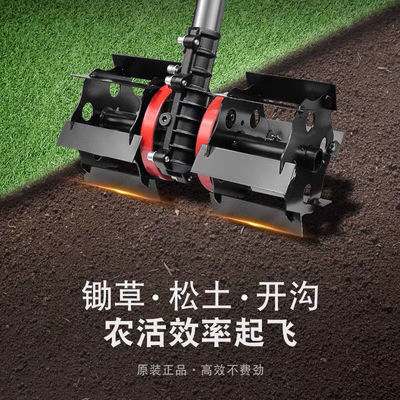 手持锂电动松土神器锄地翻地挖土机除草刨土开沟小型农用工具菜园