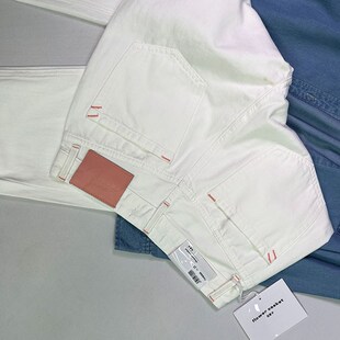 女 九分水洗牛仔裤 花匣子春夏60669高腰萝卜裤 白色显瘦休闲老爹裤