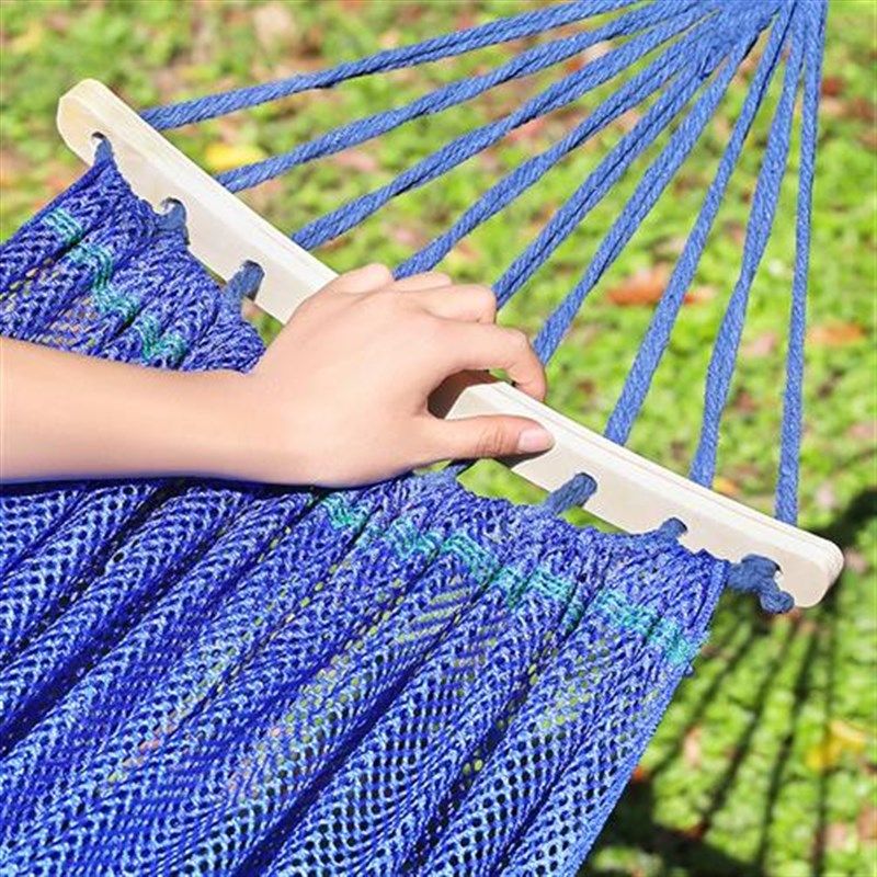 吊床户外成人秋千防侧翻野外露营加厚摇篮编织绳宿舍吊椅寝室室内