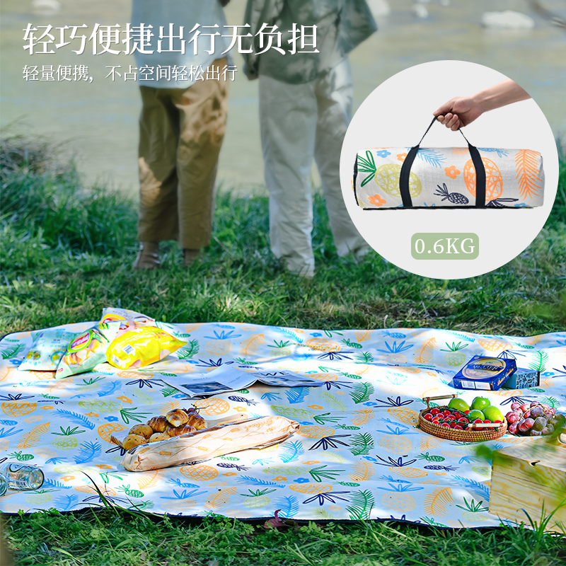 Hispeed旗k速野餐垫防潮垫加厚防水便携户外草坪春游野炊露营布垫