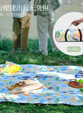 Hispeed旗k速野餐垫防潮垫加厚防水便携户外草坪春游野炊露营布垫