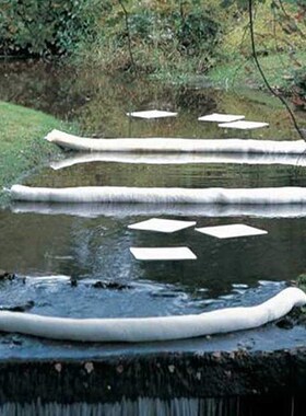 围油栏轻型吸油索工业吸油围栏围油栏吸油棉条 吸油拖栏7612M