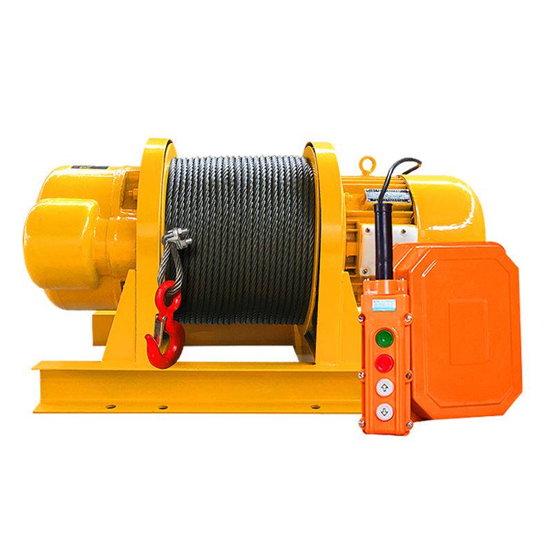 重型卷扬机1t5t10吨50米建筑起重葫芦钢丝绳提升机一字型卷扬机