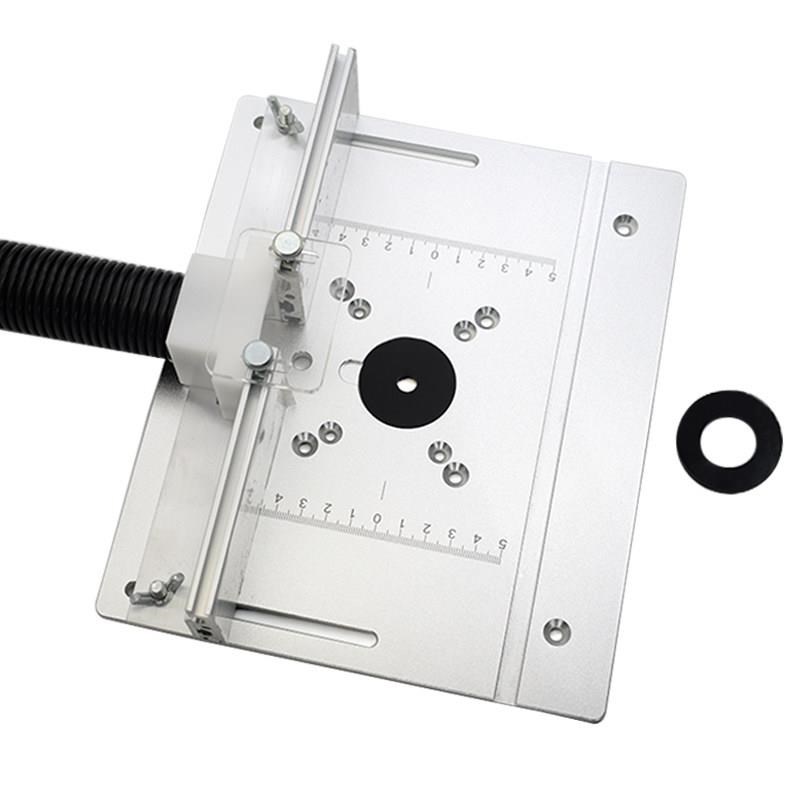 木工雕刻机电木铣倒装板工作台多功能升降台面倒角修边开槽铝面板