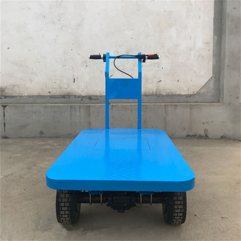 拉货手推平板车仓库静音小推车 物流运输周转四轮工具搬运拉货车