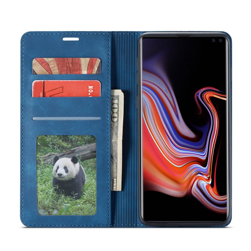 Luxury Leather Flip Case for Samsung Galaxy S10 S9 S8 Plus S