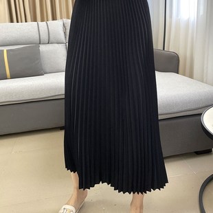 mid spring line length skirt long 网红2022 pleased women