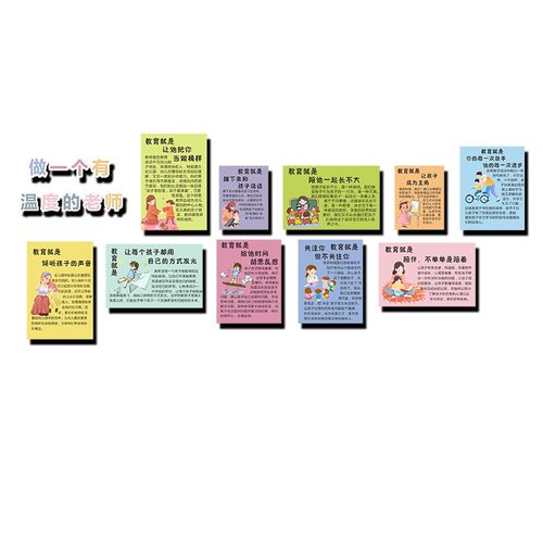 幼儿园大厅教育理念文化装饰环创主题成品教师办公室形象楼梯走廊