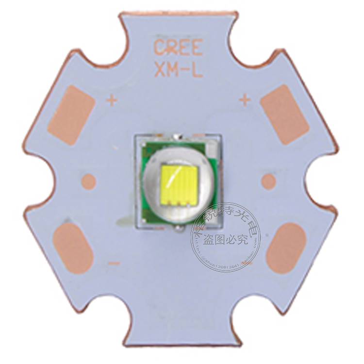 极速国产科锐CREE XML T6灯珠泡12V3.7V驱动线路板LED强光手电筒