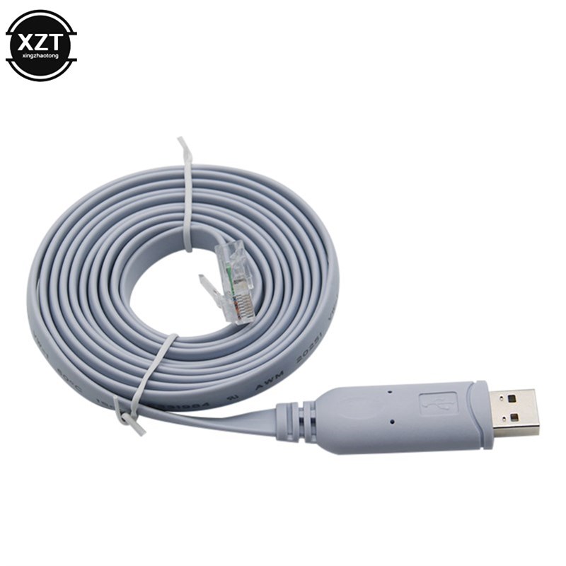 推荐1.8m Pl2303ra USB Rs232 to RJ45 Console Cable for Cisco