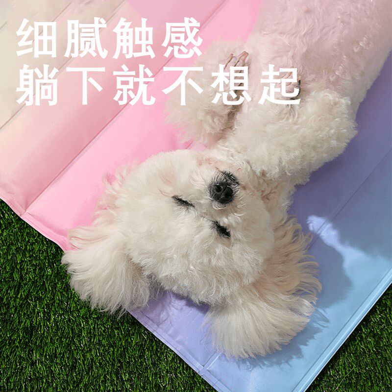 宠物狗狗冰垫夏季凉席睡垫冰窝坐垫加大加厚泰迪狗狗耐咬猫咪垫五