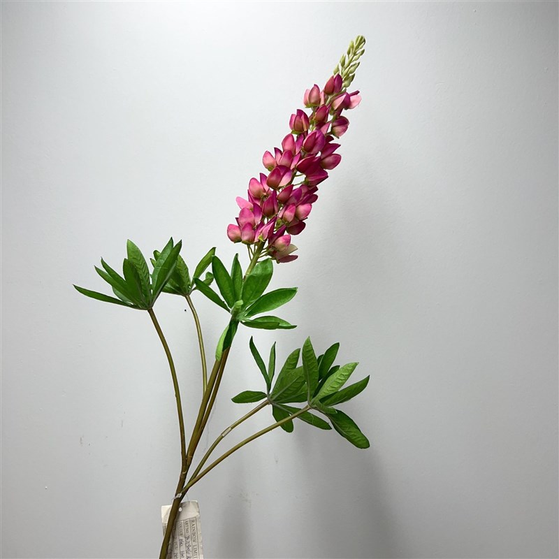 仿真花羽豆花 i粉色鲁冰花 狐尾花家居客厅落地装饰 绢布假花
