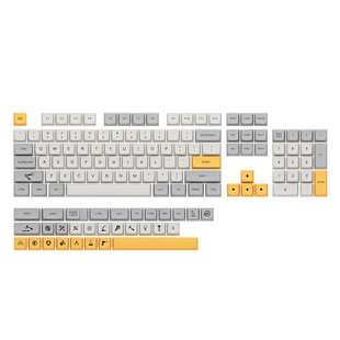 新品 重工业键盘帽灰白黄色小全套PBT材质热升华客制化套件XDA高度