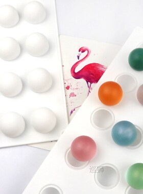 Silicone Chocolate Mold Silicon Ball Cake Moulds 3D Half Sph