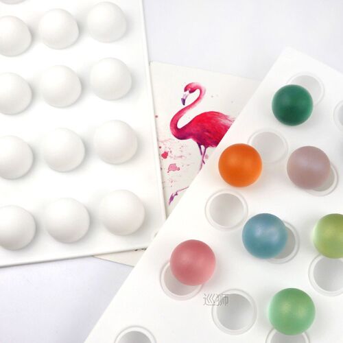Silicone Chocolate Mold Silicon Ball Cake Moulds 3D Half Sph