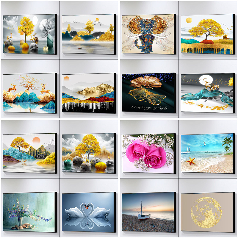 电表箱装饰画遮挡电闸开关盒子壁画客厅沙发背景墙美观艺术挂画,家居饰品,现代装饰画,淘宝优惠券,粉丝福利购,淘宝优惠卷