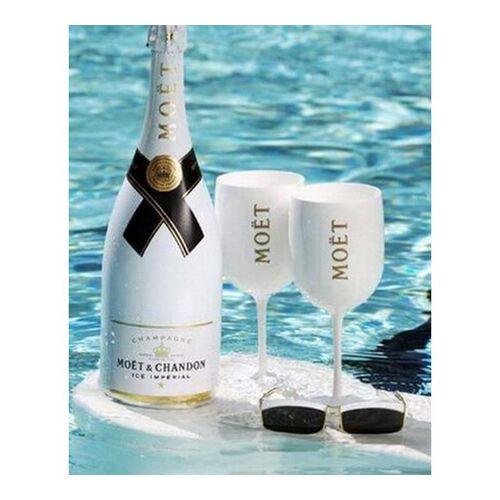 2pcs Wineglass Champagne Coupes Cocktail Glass Party  MOET C