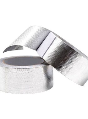 1pc Car Motorcycle Aluminum F Heat Shield Tape Adhesive Exha