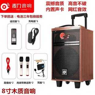 速发新品 5移动力M2带户外拉杆声卡广场舞音响音箱无线话筒舞台网