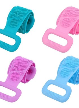 Shower-Cleaner Bath-Brush Back Silicone Rubbing-Towel Dead-S