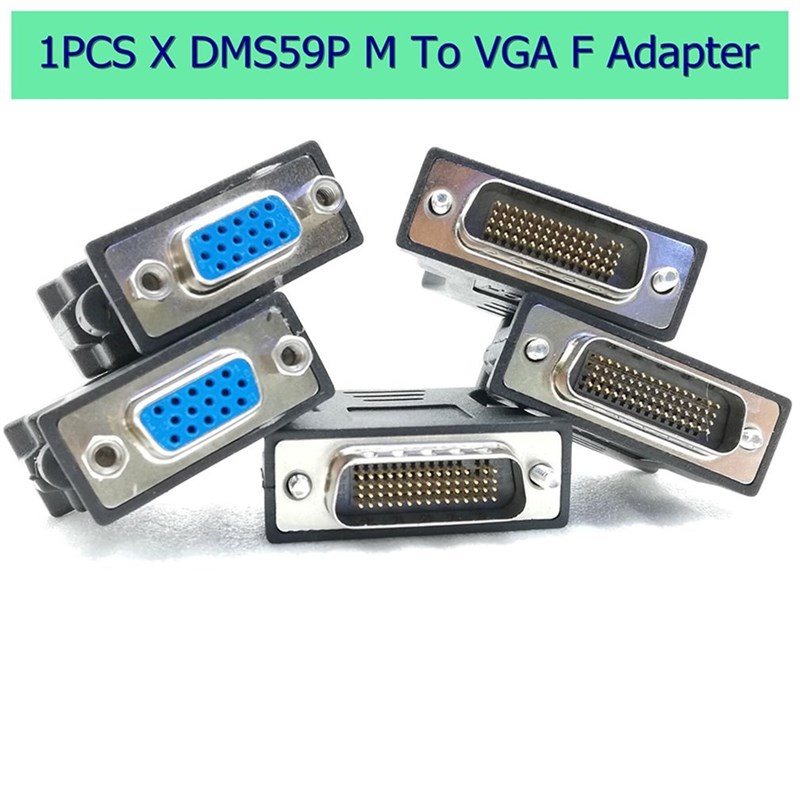 1 to 1 DMS 59 DMS59 59Pin DVI Male to 1 Port VGA Female Vid