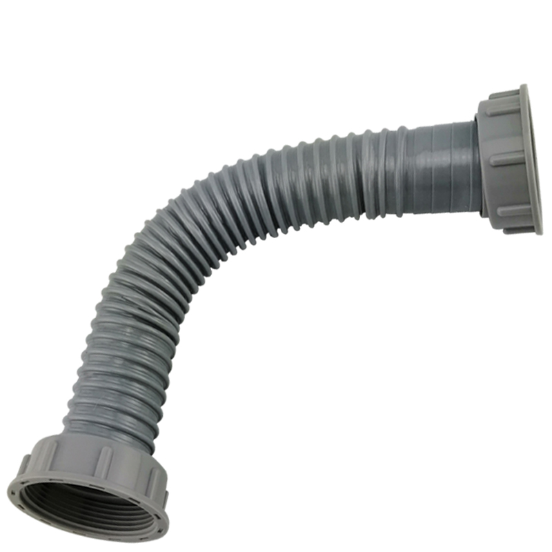 厨房双头水槽下水管菜盆r洗碗池双螺口排水管连接软管加长延长配