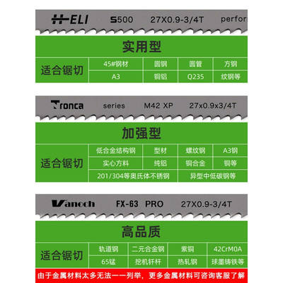 条金4切割锋钢铁铝剧条4115高速钢3505据条属0锯8Z锯床2条1