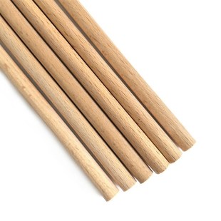 DIYA Dowel 5mm 10pcs 50mm Pole Round Long 30cm Wooden Rods