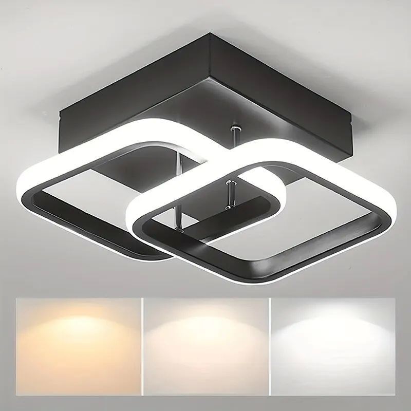 1 pc modern led ceiling light tri-color dimming ac220v surfa