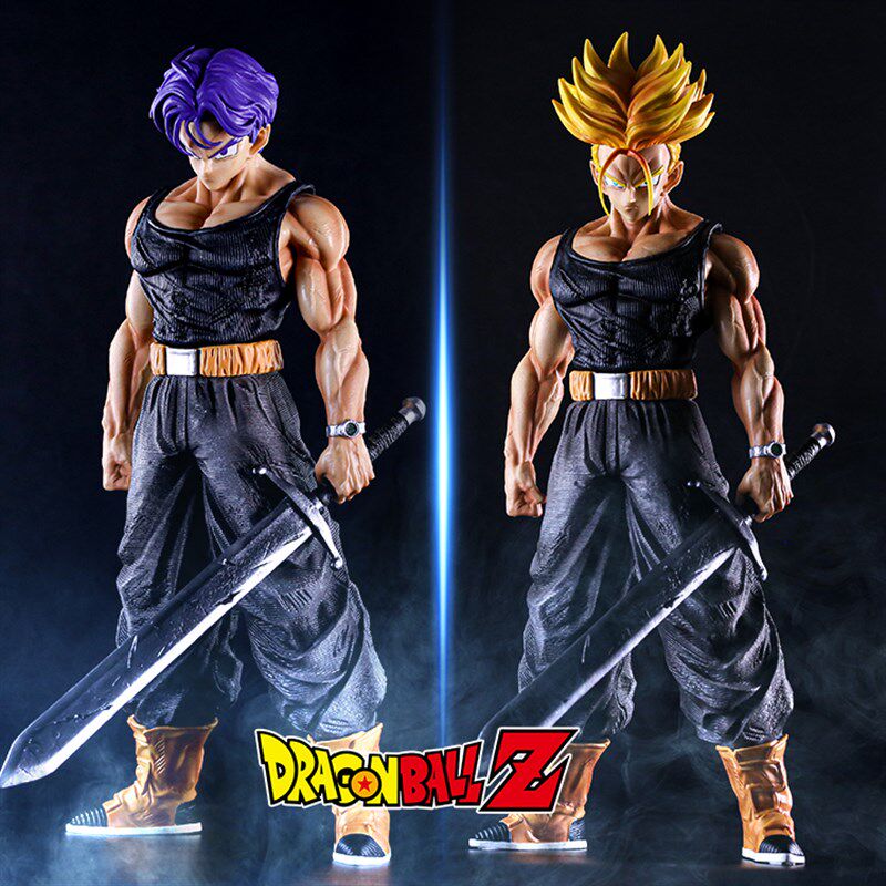 七龙珠gk 超级赛亚人 lx贝吉塔 三头雕 超大手办动漫雕像模型摆件