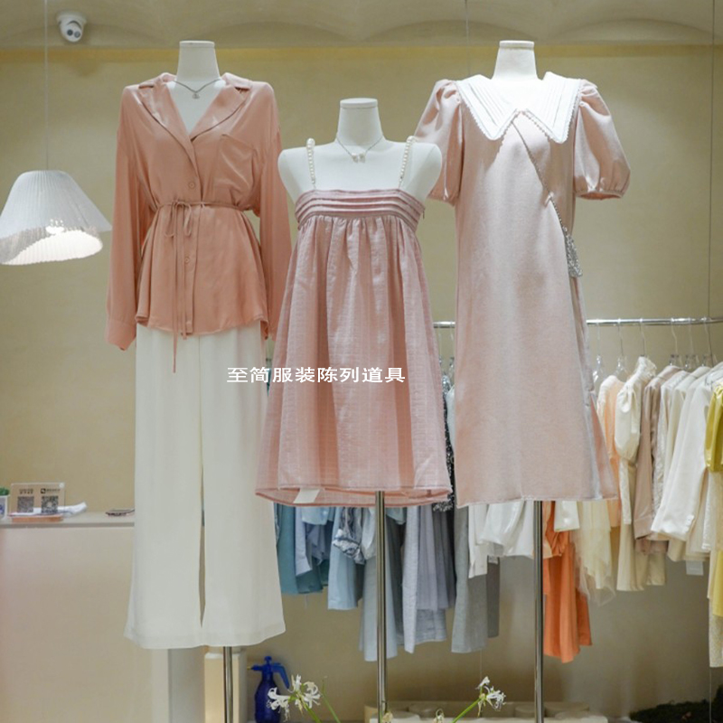 服装店女a模特架子婚纱橱窗假人体模型半身女装模特道具展示架韩