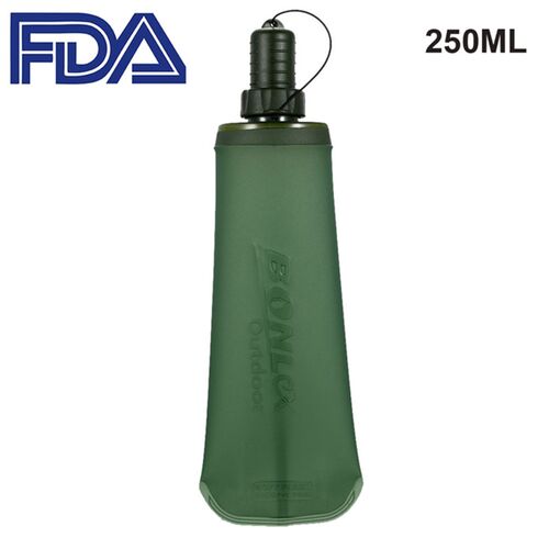 小众高货Water Bottle TPU Folding Soft Flask Sport Water Bott