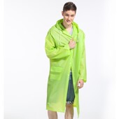 大码 全身防水户外旅行成人雨披男士 防暴雨 徒步长款 EVA雨衣女时尚