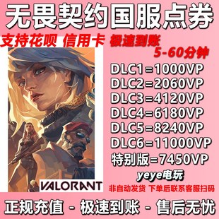 198 348 118点 648 厂家极速充值无畏契约国服点券充值瓦代z充988