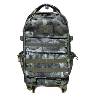 水墨纹夏季虎斑迷彩户外特战双z肩包战术三级包书包登山包男旅行