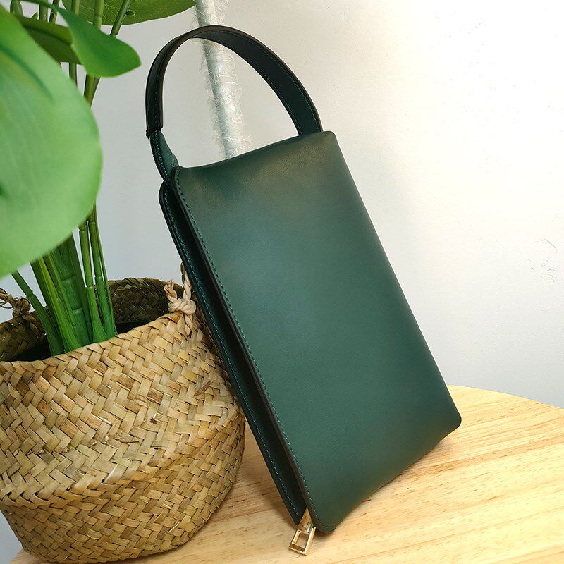 软皮手包女2024新款时尚女士手拎零钱小包包手拿可放手机包手腕包