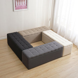 柜长条储物凳更衣室休息长凳经济型 凳衣帽间凳子布艺鞋 免安装 换鞋