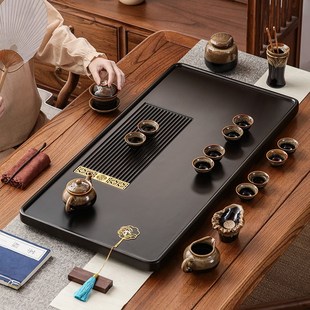 10096水 茶具茶盘实木e家用新款 中功夫茶海套装 客长式 方室形排cp