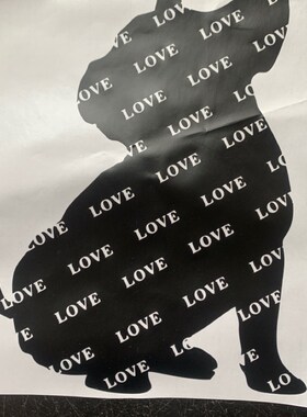 定制喷漆用PVC不干胶数字号码编号分类标签logo图形镂空字母贴纸