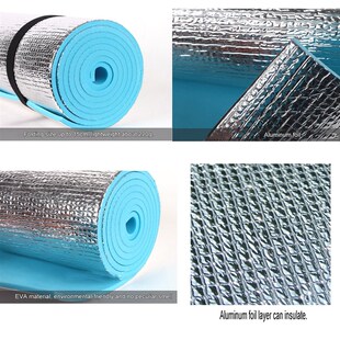 Camping Moisture Picnic Yoga Film Beach Aluminum EVA Mat Pad