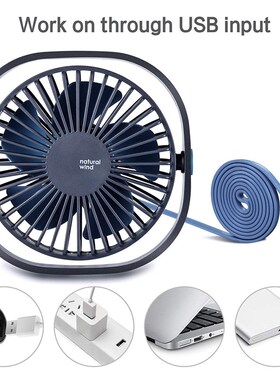 LCOG Mini SB Desktop Fan 3 Speed Personal Portable Cooling