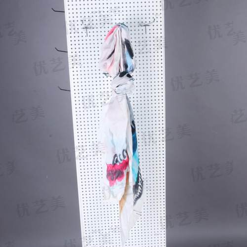 优艺美落地旋转饰品洞洞板展示架 挂钩手机饰品货架 不锈钢铁展架