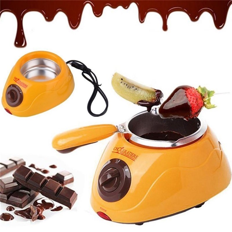 Durable Hot Chocolate Melting Pot Electric Fondue Melter Mac