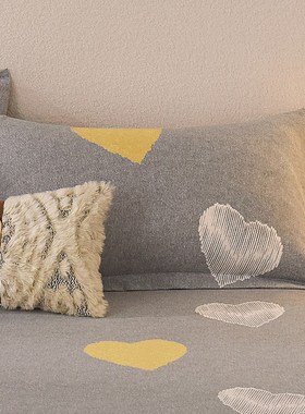 秋冬季全棉磨毛枕套一对装儿童小尺寸40x65定制55*80cm枕头套