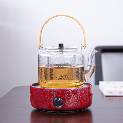 速发小德电陶炉茶炉煮茶器小型迷你铁壶烧水泡茶电热玻璃家用煮茶