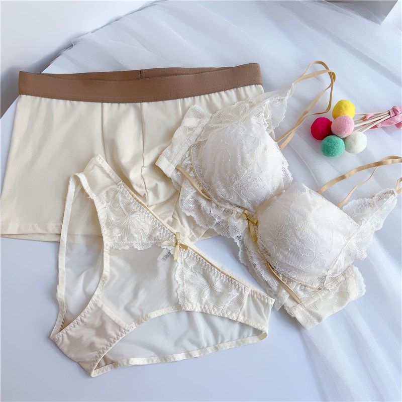 高品质无钢圈情侣内裤一男一女性惑情侣内衣三件套情侣款套装,女士内衣/男士内衣/家居服,男平角内裤,淘宝优惠券,粉丝福利购,淘宝优惠卷