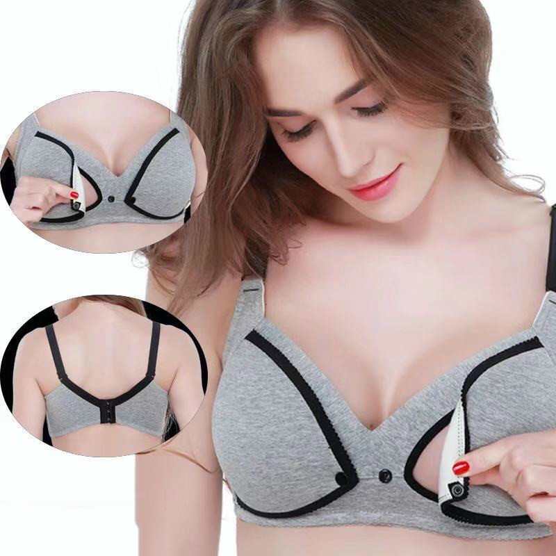 推荐Breastfeeding Bras Maternity Open Nursing Bra for Feedin-封面